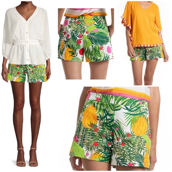 Trina Turk Pants - 💥PRICE DROP💥 Coccoloba Fantasy Island Print Shorts